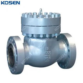 Class 1500 LB Swing Check Valve, BS 1868, WCB, 12 Inch, RTJ