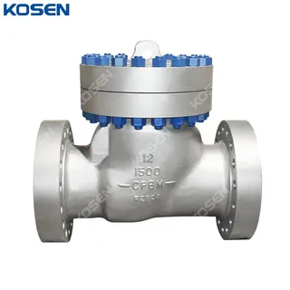 Metal Seated Swing Check Valve, API 6D, CF8M, 12 IN, CL1500