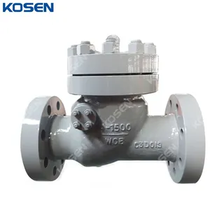 Cast Steel Swing Check Valve, API 6D, A216 WCB, 4 IN, CL1500