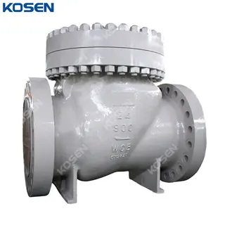 24 Inch Swing Check Valve, API 6D, ASTM A216 WCB, CL900, RTJ