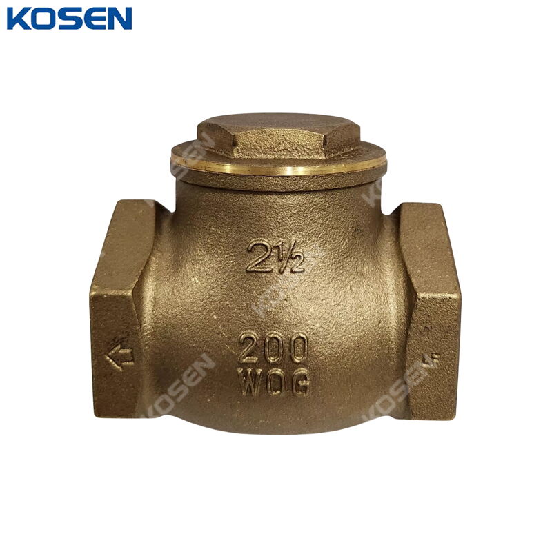 ASTM B62 C83600 Swing Check Valve, 1-1/2 Inch, 200 WOG, NPT