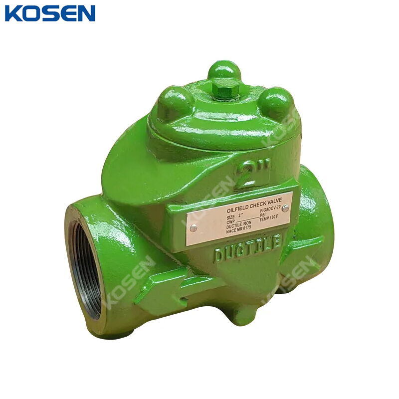 Oil Field Swing Check Valve, ASTM A395, 2 IN, 2000 PSI, NPT