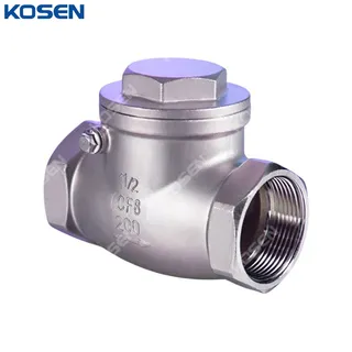 Investment Casting Swing Check Valve, CF8, 1-1/2 IN, 200 PSI