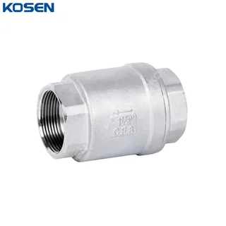 Vertical Check Valve, ASTM A351 CF8, 1-1/2 IN, 1000 WOG, NPT