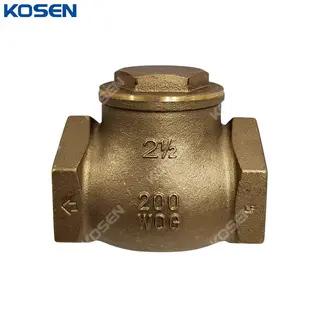 ASTM B62 C83600 Swing Check Valve, 1-1/2 Inch, 200 WOG, NPT