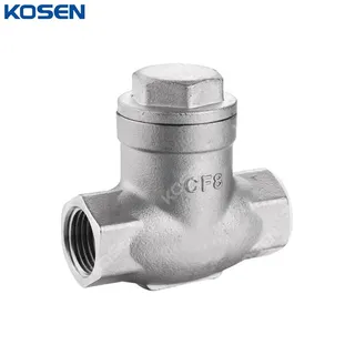 ASTM A351 CF8 Swing Check Valve, DN15, PN16, 1/2 Inch, BSPT