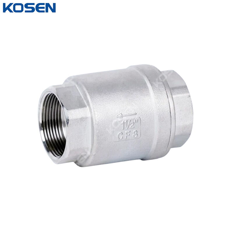 Vertical Check Valve, ASTM A351 CF8, 1-1/2 IN, 1000 WOG, NPT