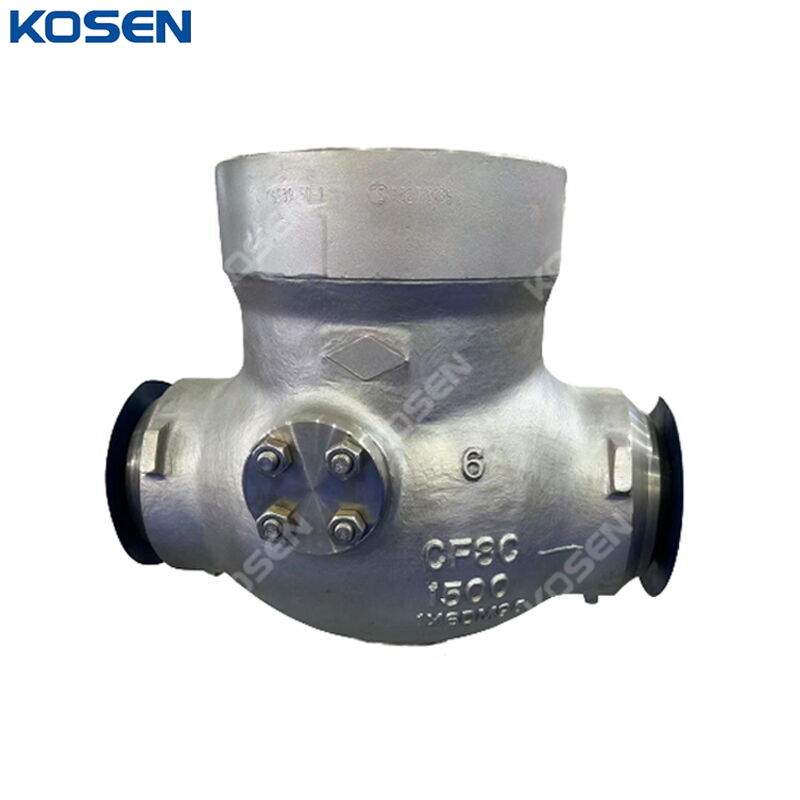 ASTM A351 CF8C Check Valves, ASME B16.34, 6 Inch, CL1500, BW