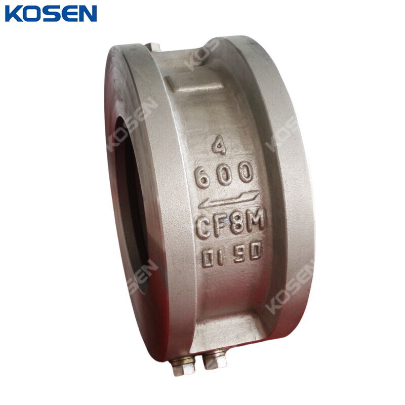 API 594 Dual Plate Check Valve, ASTM A351 CF8M, 4 IN, 150 LB