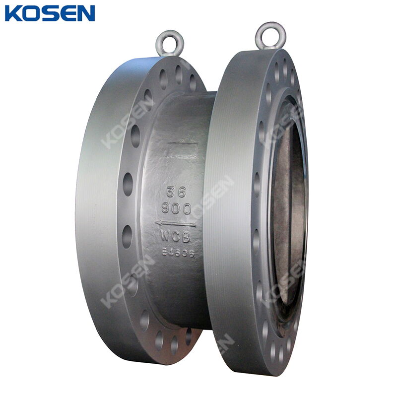 ASTM A216 WCB Dual Plate Check Valve, API 594, 36 IN, CL900