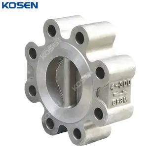 API 594 Wafer Check Valves, ASTM A351 CF8M, 4 IN, CL300, Lug