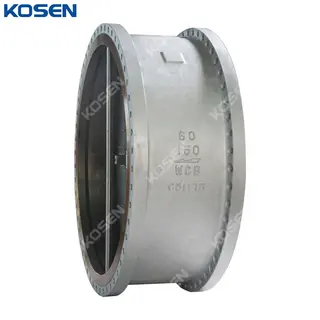 60 Inch Dual Plate Check Valve, API 594, A216 WCB, CL150, RF