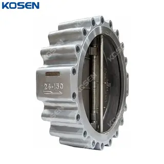 Dual Plate Lug Check Valve, API 594, ASTM A216 WCB, 24 Inch