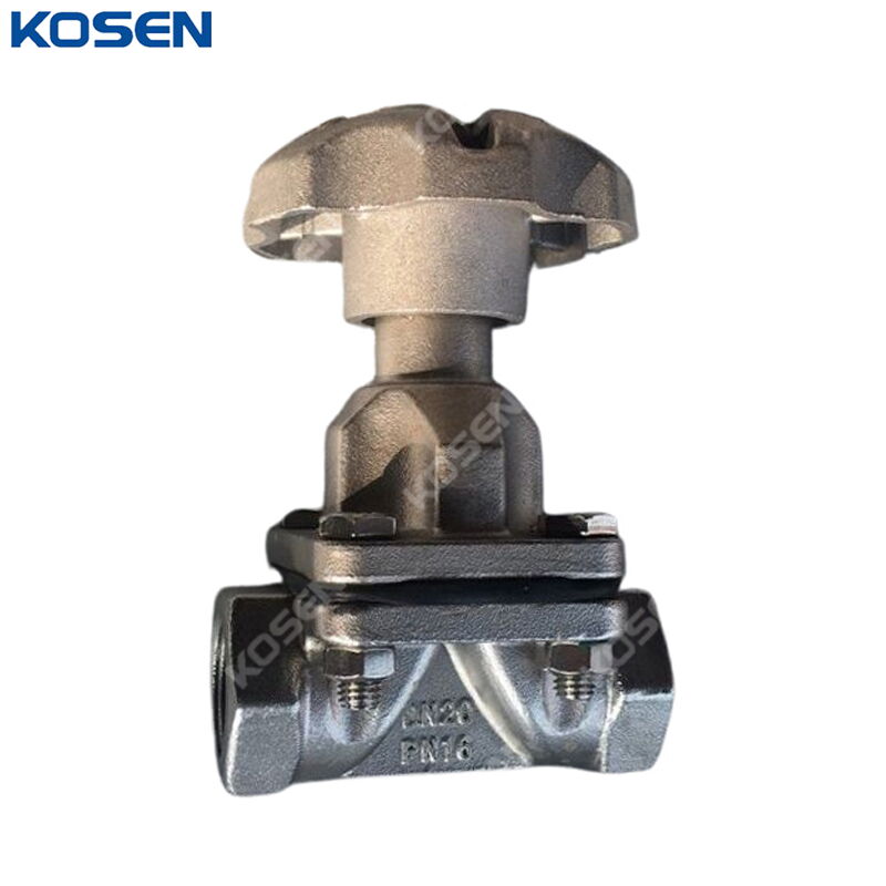 BS EN 13397 Diaphragm Valves, BS 5156, CF8M, DN20, PN16, NPT