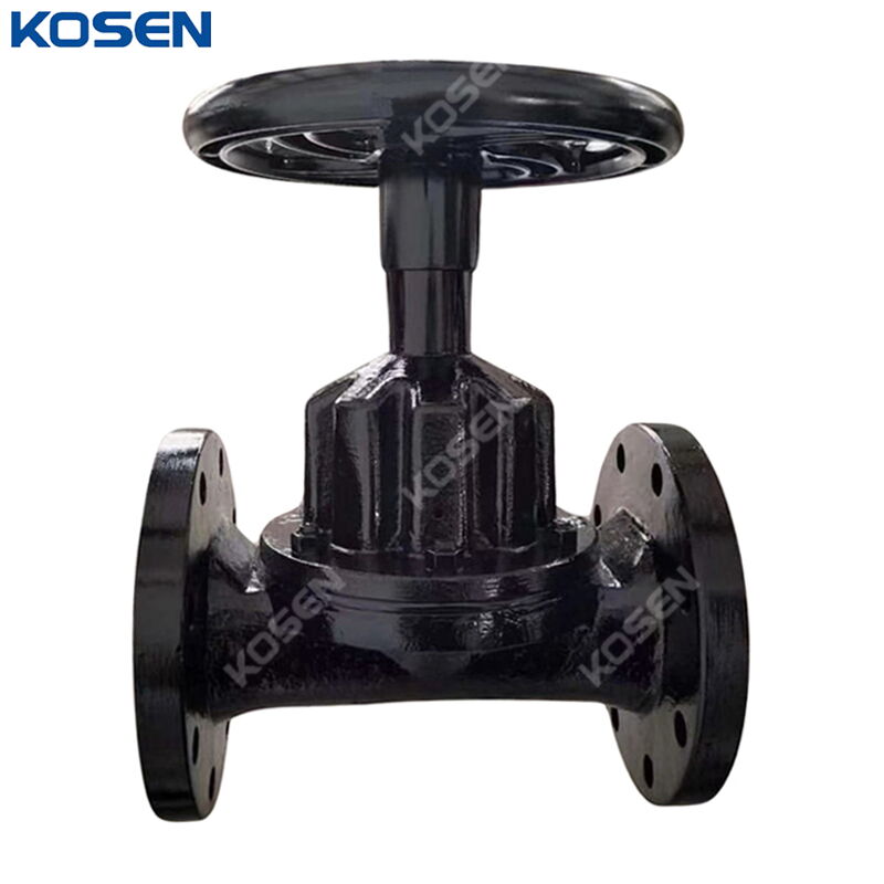 Ductile Iron Diaphragm Valves, BS 5156, MSS SP-88, DN100, RF