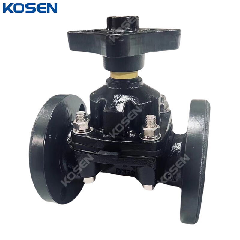 GGG40 Diaphragm Valve, MSS SP-88, 2 Inch, 150 LB, FF Flanged