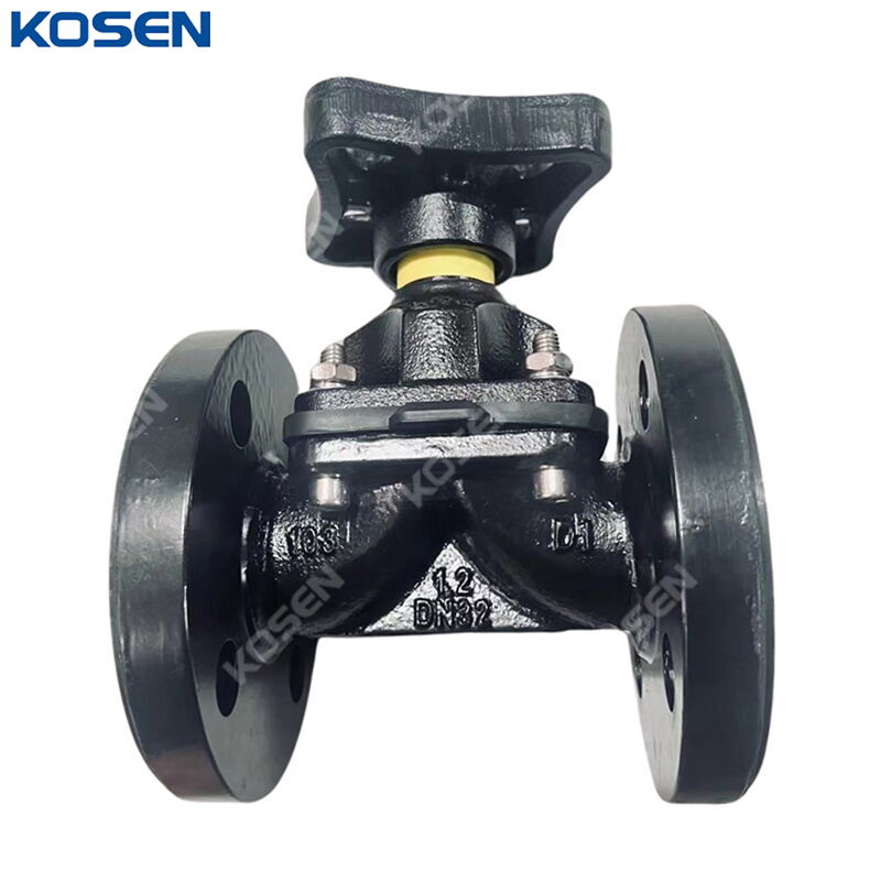 MSS SP-88 Diaphragm Valve, Ductile Iron GGG40, DN32, PN16, RF