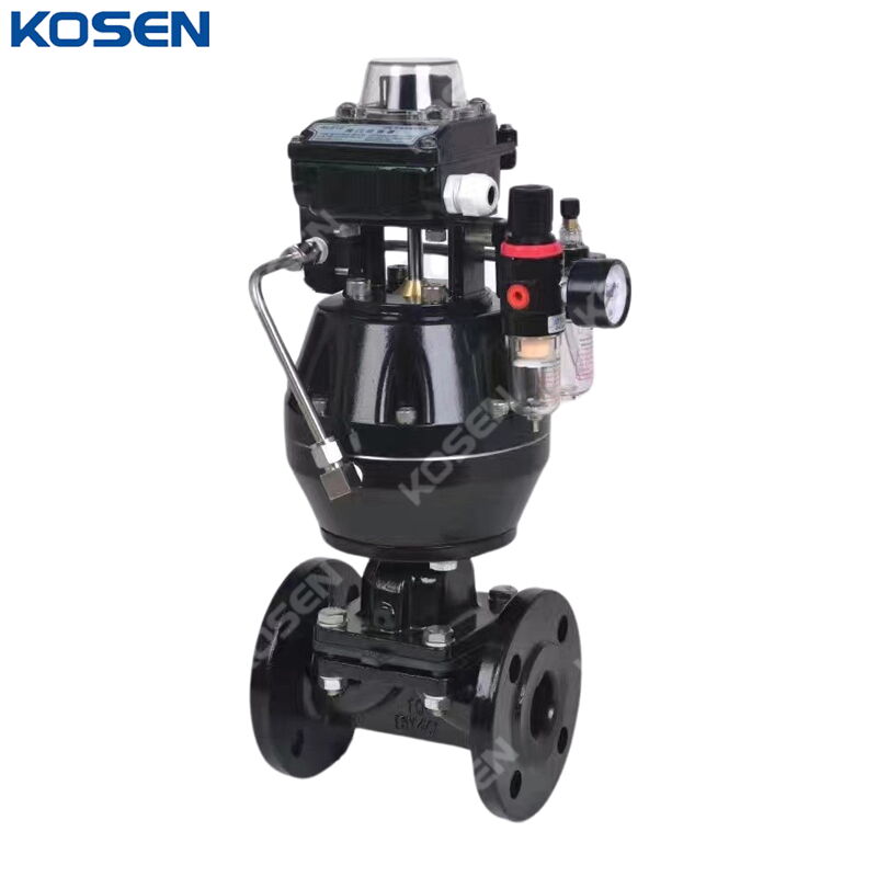 Pneumatic Diaphragm Valve, Ductile Iron, EPDM Lined, DN40