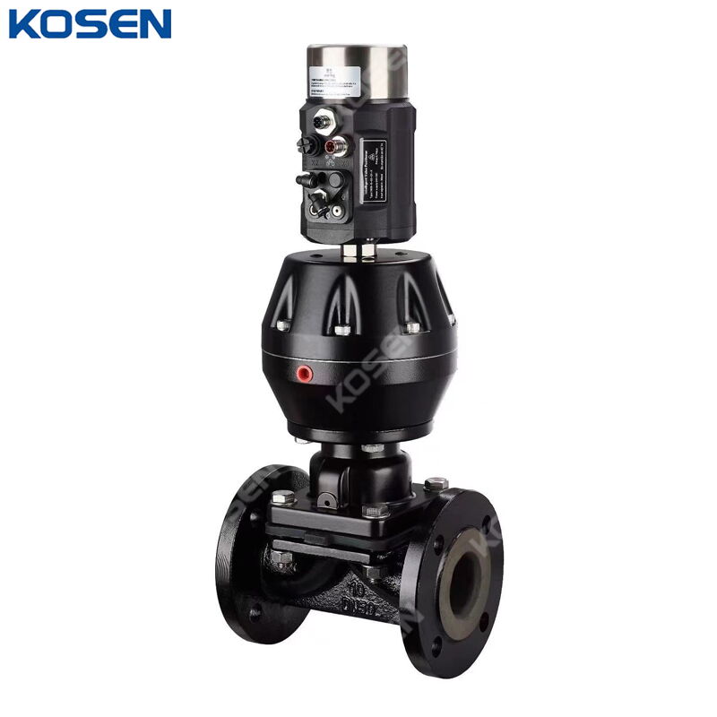 Pneumatic Diaphragm Valves, BS 5156, GGG40, DN50, EPDM Lined
