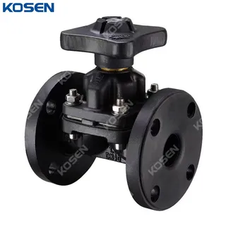 EPDM Lined Diaphragm Valve, BS 5156, GGG40, 1-1/2 IN, 150 LB