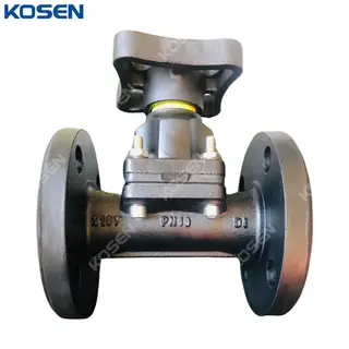 Ductile Iron GGG40 Diaphragm Valve, BS 5156, DN40, PN10, RF