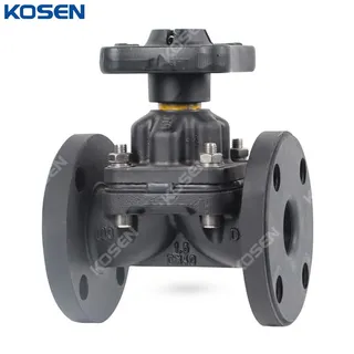 Weir Type Diaphragm Valve, Ductile Iron, BS 5156, DN40, PN16