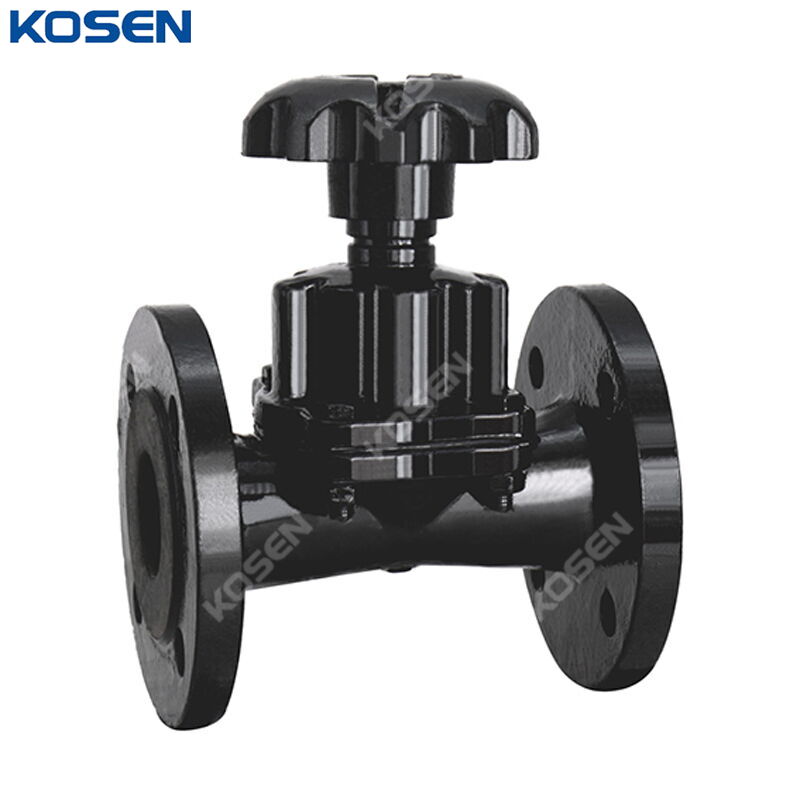Straight Through Diaphragm Valve, Ductile Iron, DN50, PN10