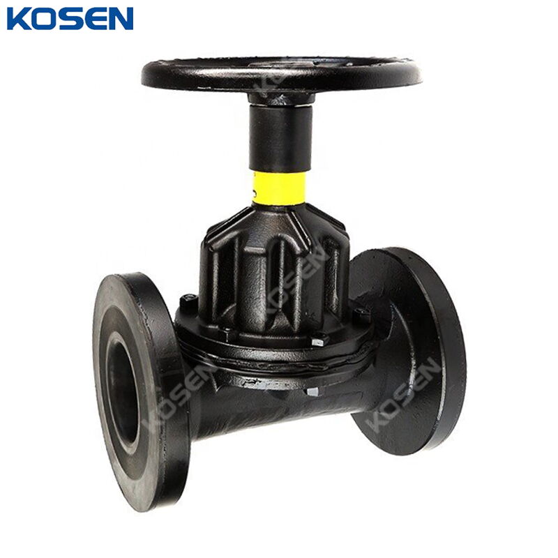 Straight Through Diaphragm Valves, 3/4-16 Inch, CL125/150 LB
