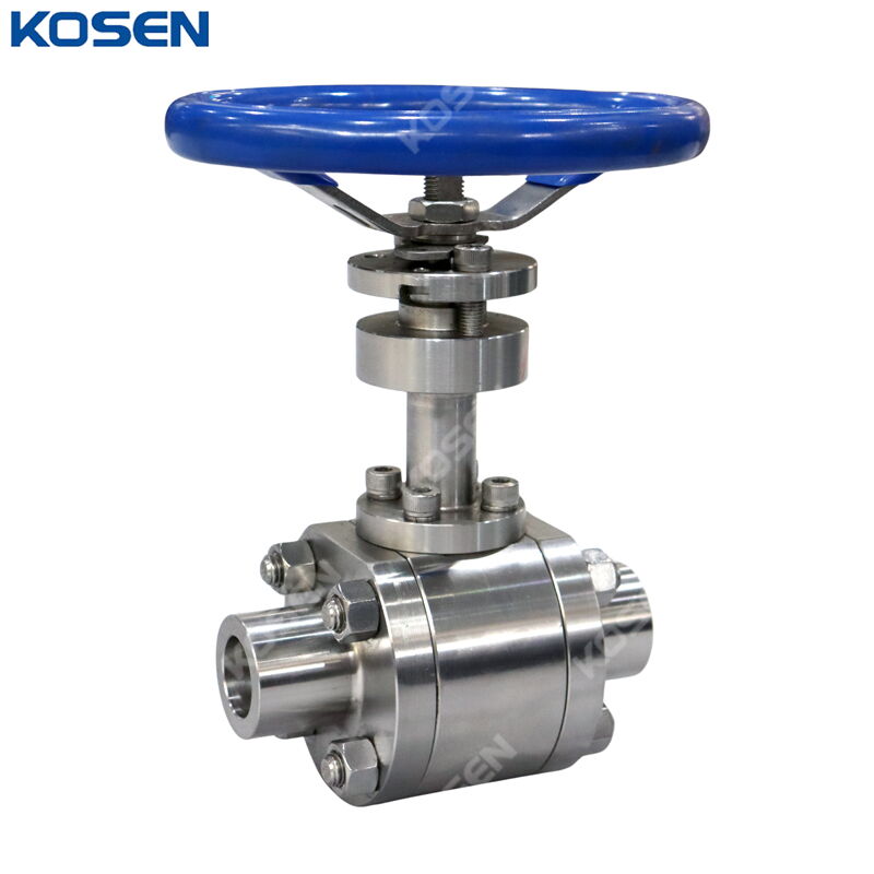 3PC Cryogenic Ball Valve, A182 F316, CL800 LB, Extended Stem