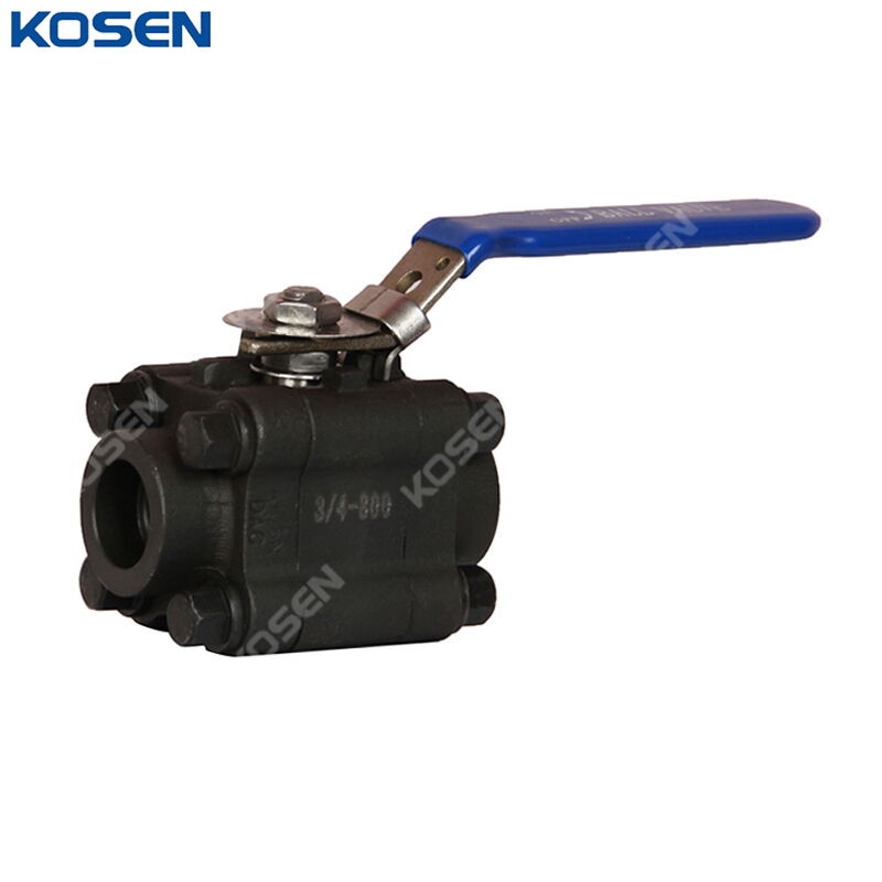 ASTM A105N Ball Valve, ASME B16.34, 3/4 Inch, 800 LB, Lever