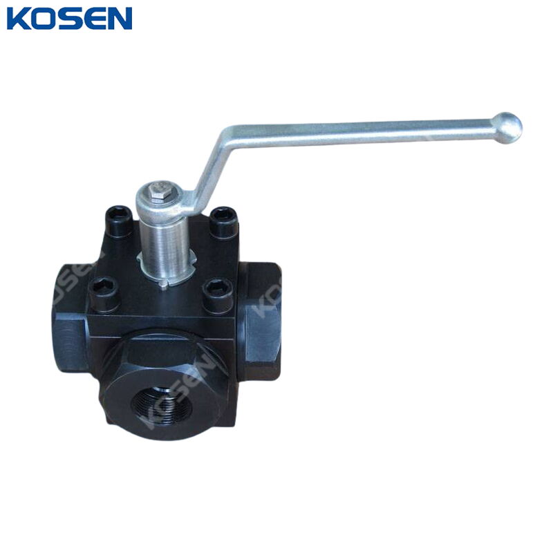 ASTM A105N Hydraulic Ball Valve, 3-Way, ASME B16.34, 6000 PSI