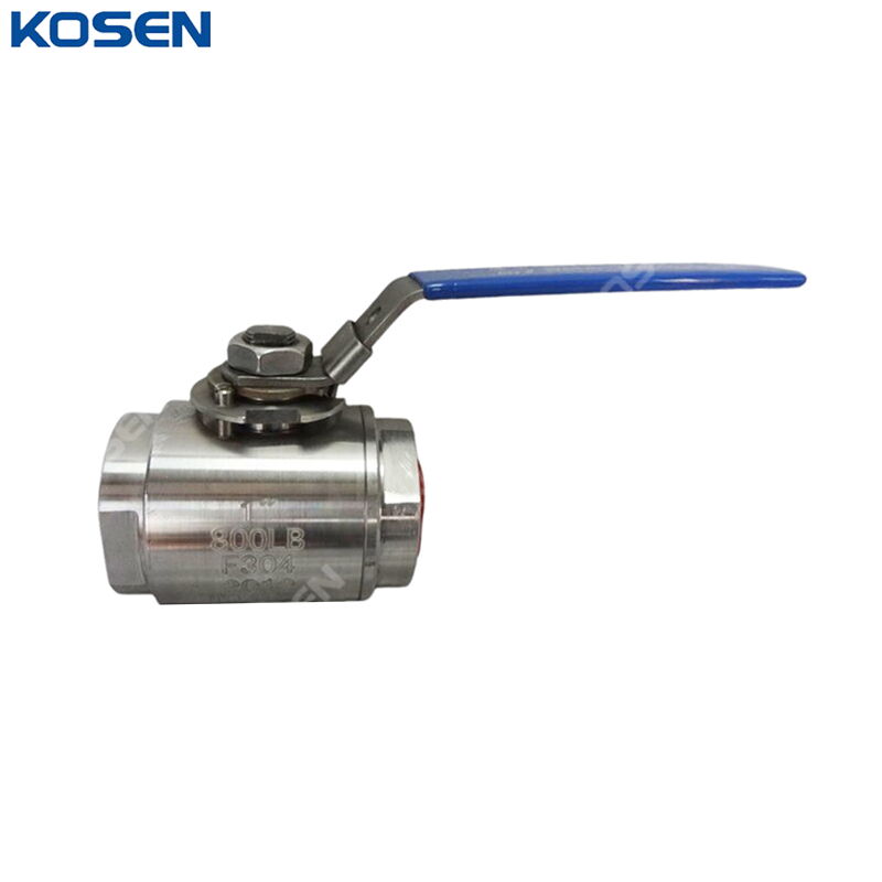 ASTM A182 F304 Ball Valves, ASME B16.34, 1 Inch, CL800, 2 PC