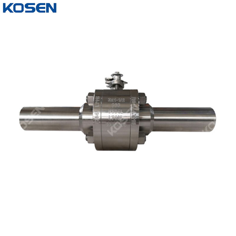 ASTM A182 F304L Ball Valve, ASME B16.34, 2 * 1-1/2 IN, CL800
