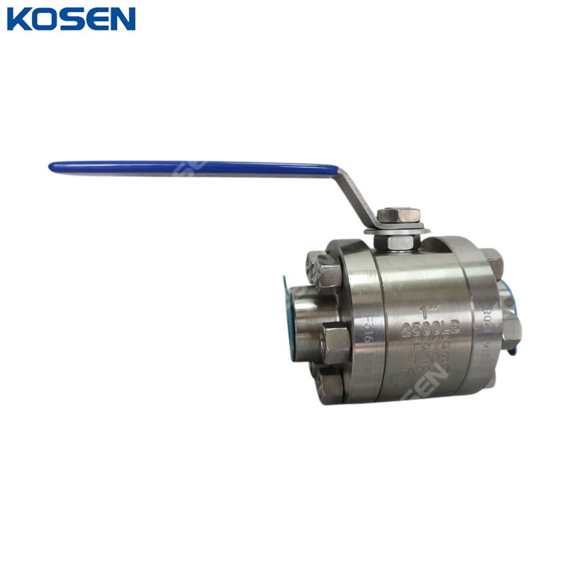 ASTM A182 F316 Ball Valves, ASME B16.34, 3PC, 1 Inch, CL2500