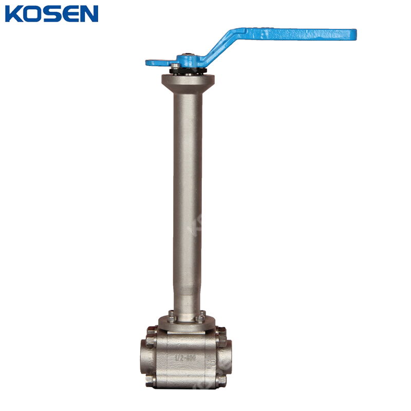 ASTM A182 F316 Cryogenic Ball Valve, 3-piece, 1/2 IN, 800 LB