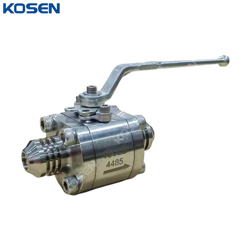 ASTM A182 F53 Ball Valve, ASME B16.34, 1/2 Inch, CL150, FNPT