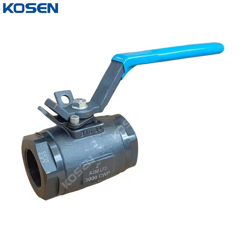 ASTM A350 LF2 Ball Valves, ASME B16.34, 2 IN, 3000 WOG, FNPT