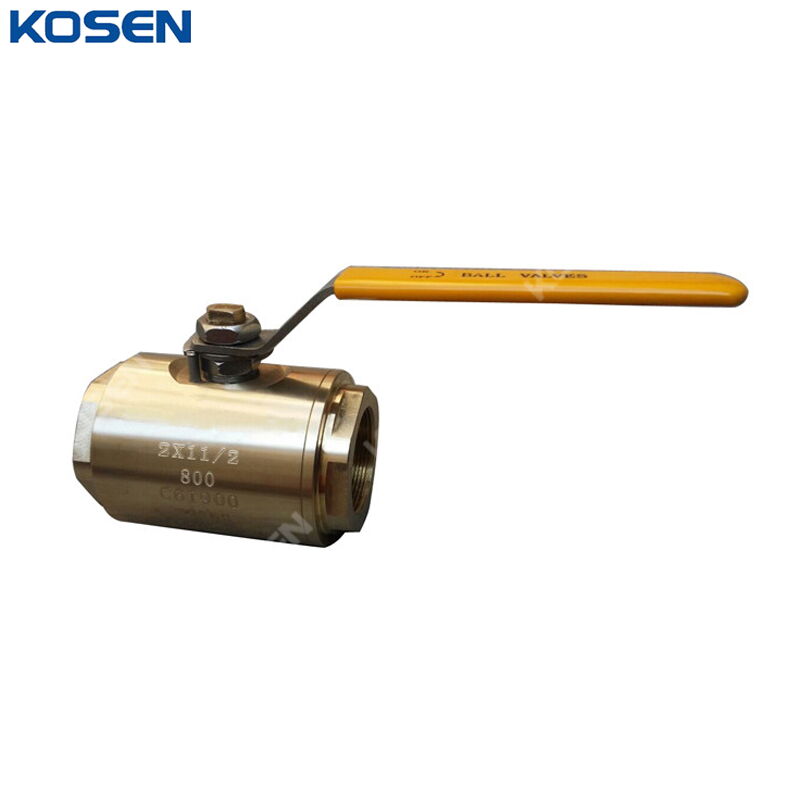 ASTM B150 C61900 Ball Valve, ASME B16.34, 2*1.5 Inch, 800 LB