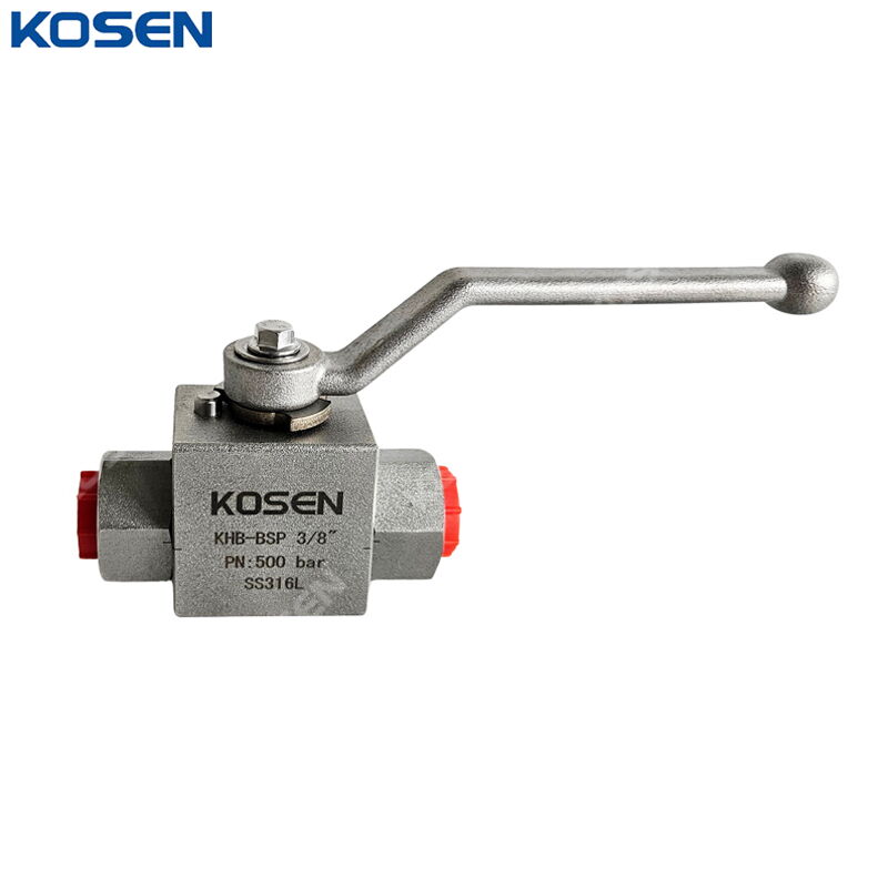 Hydraulic Ball Valve, ASME B16.34, SS 316L, DN10, PN500, BSP