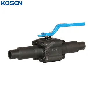 Side Entry Ball Valve, ASME B16.34, ASTM A105N, 1 IN, CL800