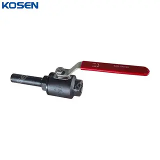 ASTM A105 Ball Valve, A105, 1/2 IN, CL1500, Extended Nipples