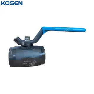 ASTM A350 LF2 Ball Valve, API 607, 2 Inches, 3000 WOG, FNPT