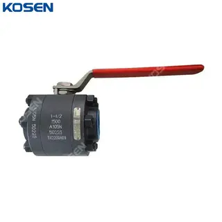 ASTM A105N Ball Valves, Carbon Steel, 1-1/2 IN, CL1500, 3 PC