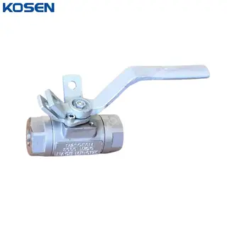3000 WOG Ball Valve, ASTM A182 F316, 1/2 Inch, 3 Piece, FNPT