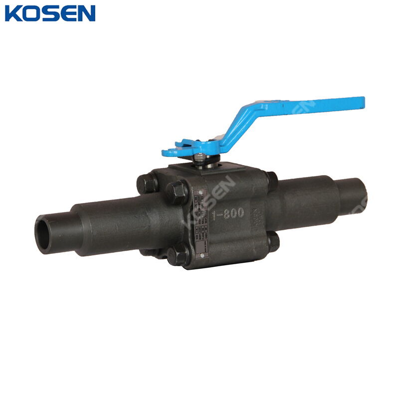 Side Entry Ball Valve, ASME B16.34, ASTM A105N, 1 IN, CL800