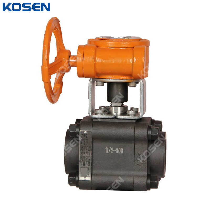 Three Piece Ball Valve, ASME B16.34, A105N, 1-1/2 IN, CL800