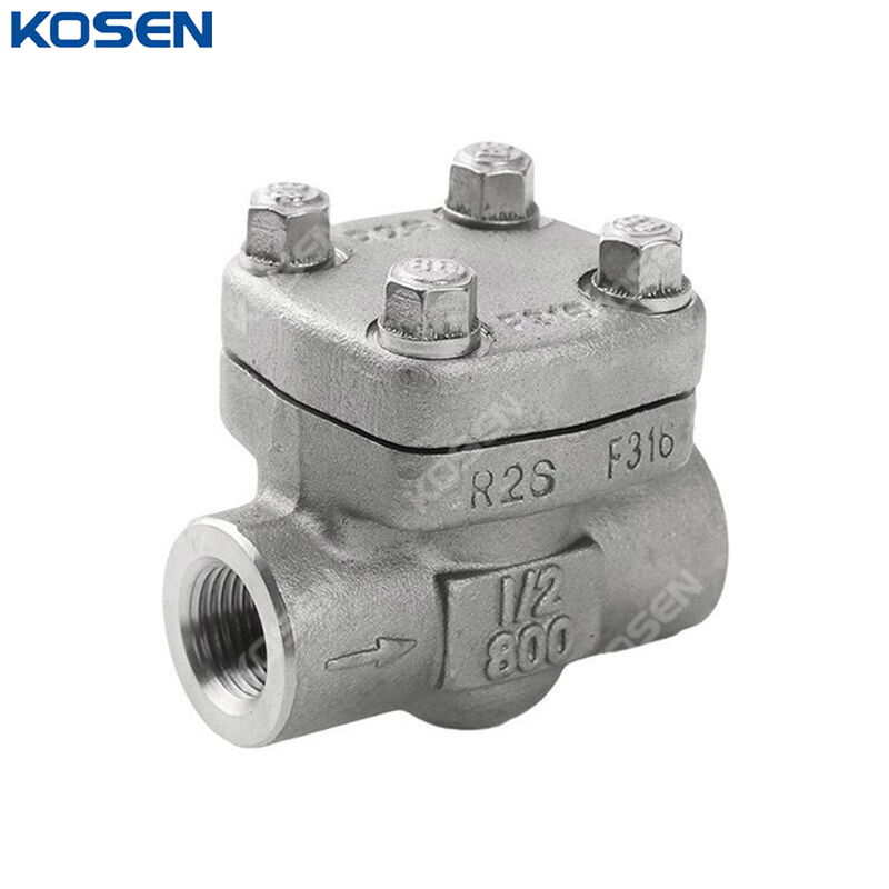 ASTM A182 F316 Piston Check Valve, API 602, 1/2 Inch, 800 LB