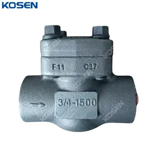 ASTM A182 F11 Check Valve, API 602, 3/4 IN, CL1500, BB, SW