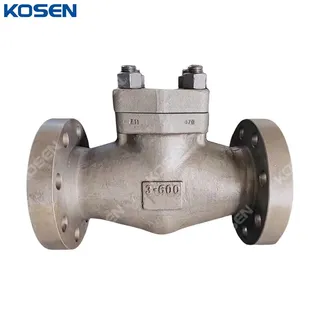 ASTM A182 F11 Swing Check Valve, API 602, 3 Inch, CL600, RF