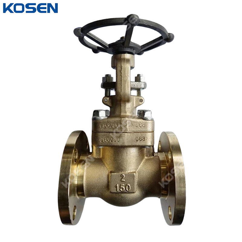 ASTM B150 C63200 Gate Valve, API 602, 2 IN, CL150, DN50, RF